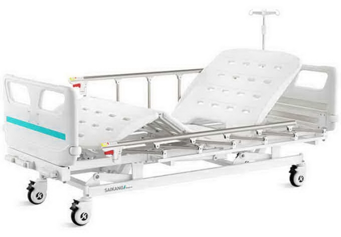 Set din pat de spital mecanic cu 2 functii PV3k cu saltea